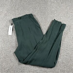 BCBG generation slacks size medium NWT dark green